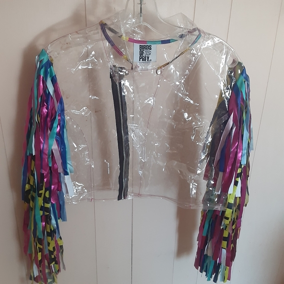 Harley Quinn Clear Caution Tape Jacket 